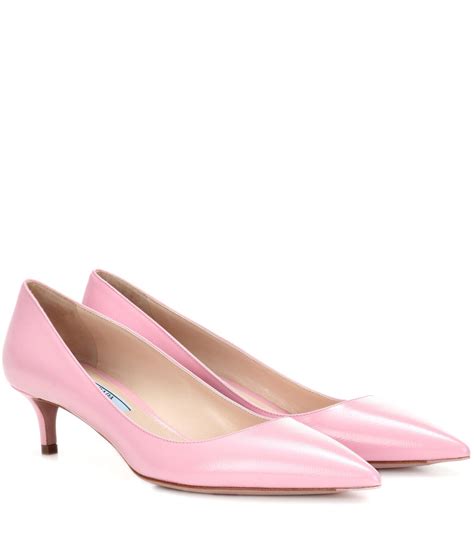 prada pump shoes|prada kitten heel shoes.